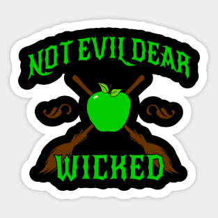 Not Evil Dear, Wicked Sticker